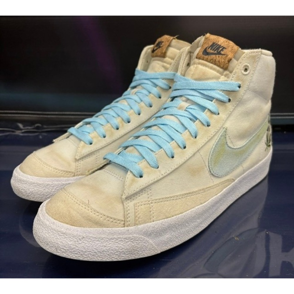 Nike Blazer Mid 77 White Indigo (2021) CI1166-100 Mens sneakers size 9